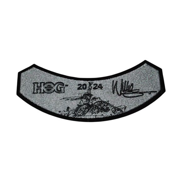 NEW 2024 HOG Harley Davidson Owners Group Patch Badge Jacket Willie G Rocker - Picture 1 of 1